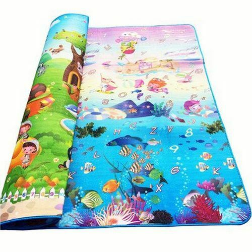 Custom best waterproof folding kids baby care floor children's play mat foam epe activity mat for baby