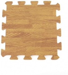 60*60*1.2cm Puzzle Wooden Grain Exercise Mat, Floo...