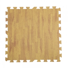 custom size sound insulation anti-skid wood grain eva puzzle ground eva foam mat