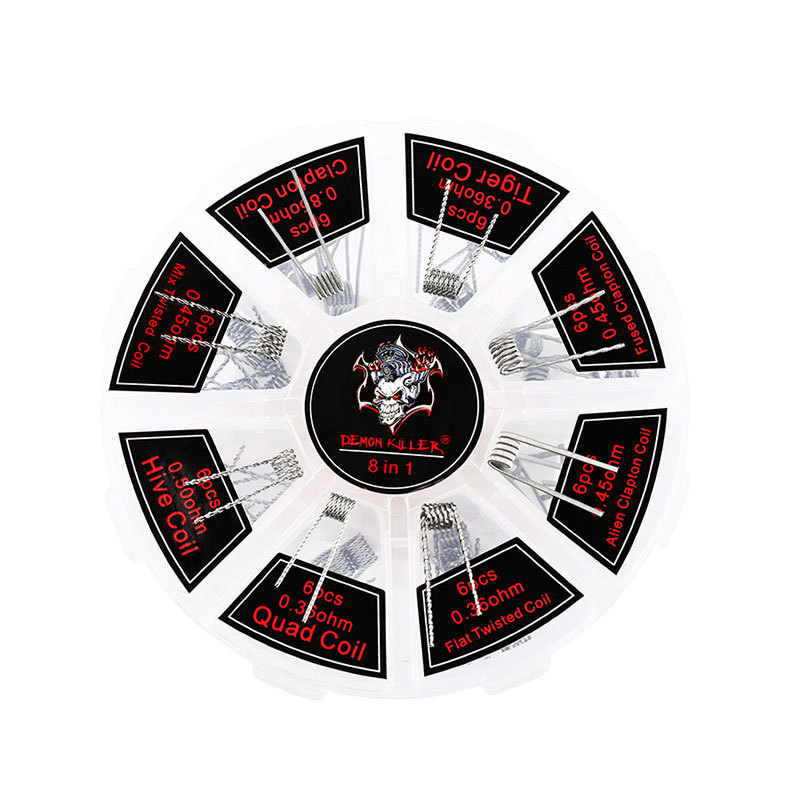 Demon Killer 8 in 1 Coil Box 48pcs Prebuilt Coils