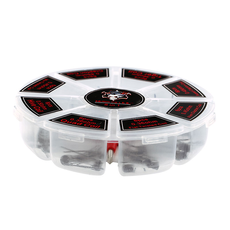 Demon Killer 8 in 1 Coil Box 48pcs Prebuilt Coils