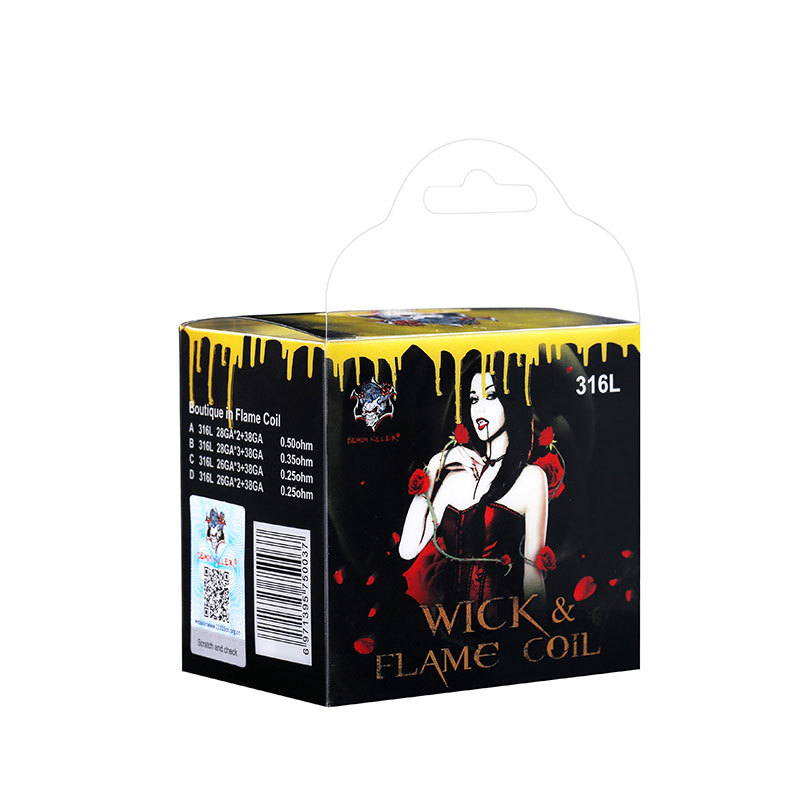 Demon Killer WICK&FLAME(316L) Coil for Vape RDA, RDTA, RTA