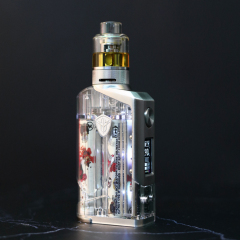 Cool Transparent Rincoe Jellybox 228W Vape Kit Powered by Dual 18650