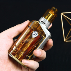 Cool Transparent Rincoe Jellybox 228W Vape Kit Powered by Dual 18650