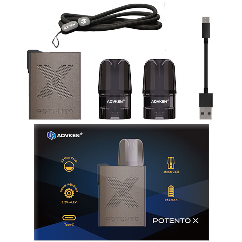 ADVKEN Potento X Kit 2.5ml Pod System 950mAh
