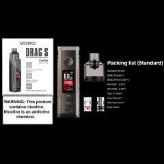 Voopoo Drag S Vape Pod Kit 60W 2500mAh