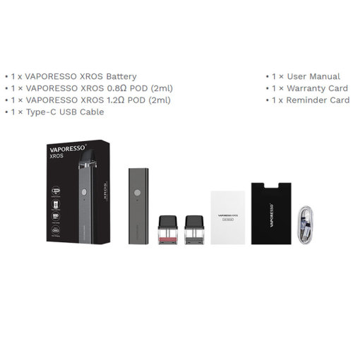 Vaporesso XROS Pod Kit 800mAh 2ml Vape Starter Kit