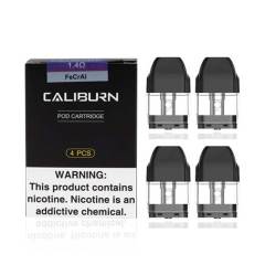 Uwell Caliburn Replacement Cartridge 4/Pack 2ml 1.4ohm