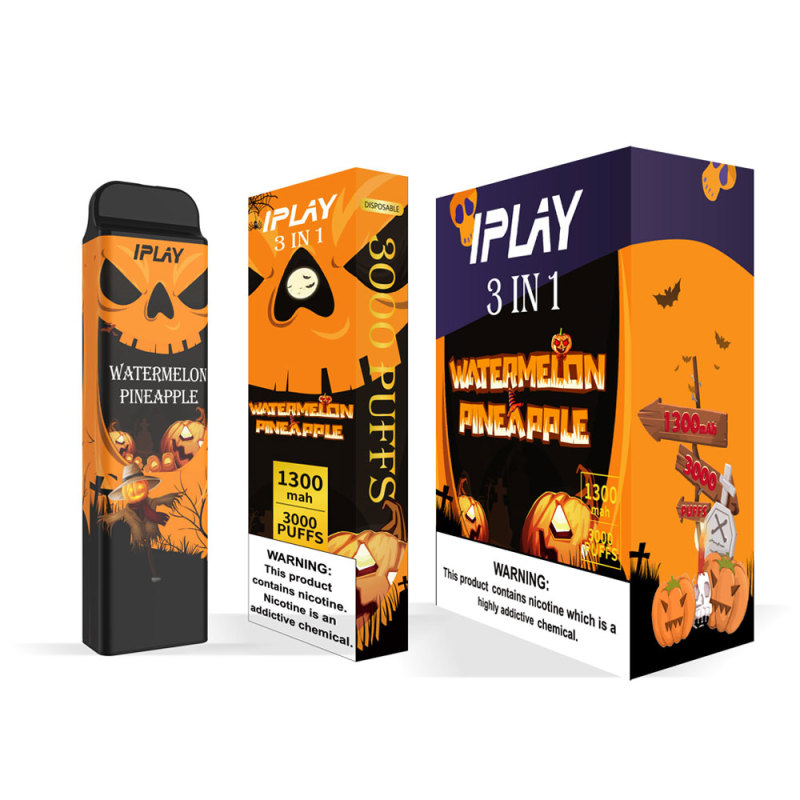 IPLAY 3 in 1 Disposable Pod Kit 3000 Puffs