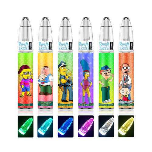 RandM Dazzle 5000 RGB Light Glowing Disposable Pod Kit Rechargeable