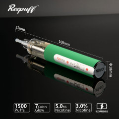 Reepuff Glow Disposable Pod Kit 1500 Puffs Rechargeable