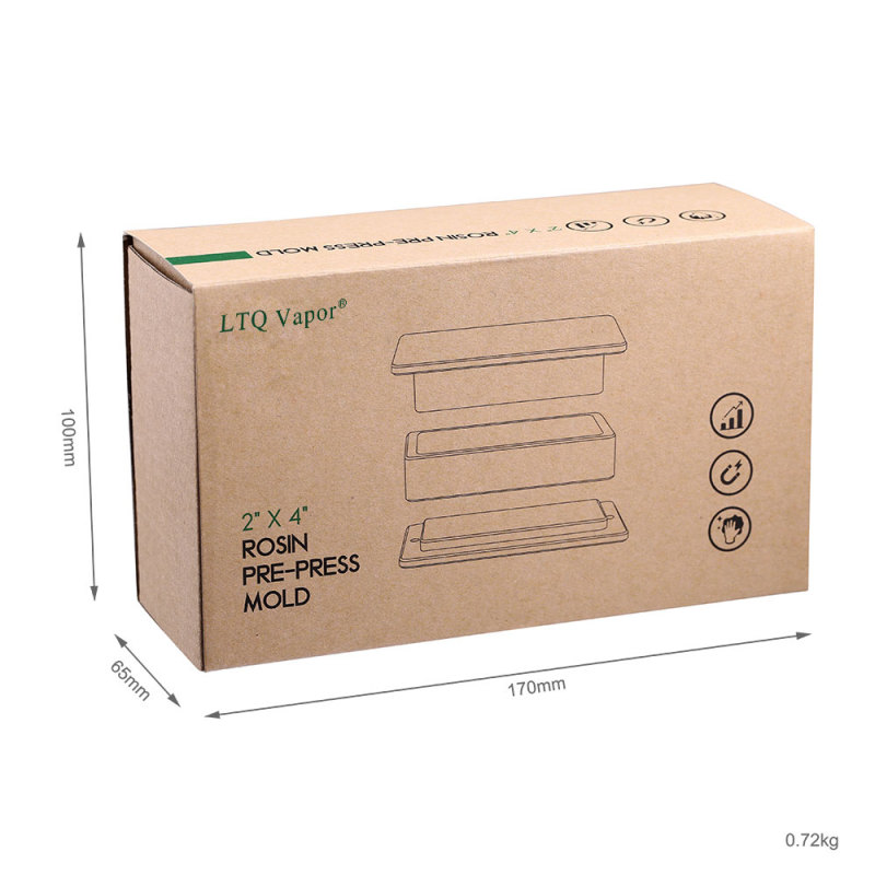 LTQ Vapor Rosin Pre-Press Mold 2"x4"