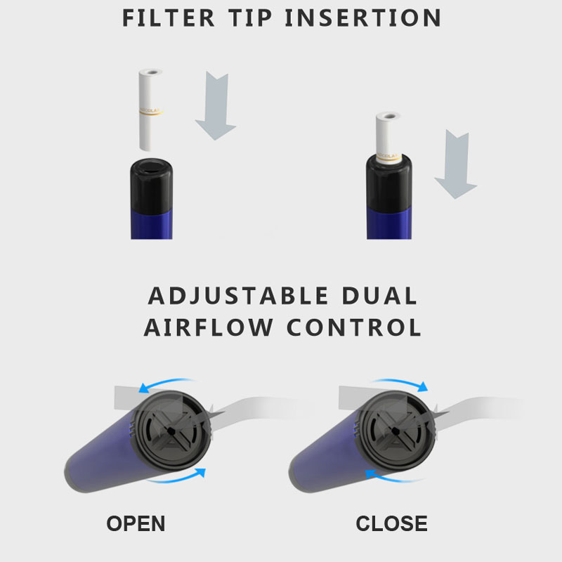 Vaporlax Aero Disposable Pod Device with Filter 800 Puffs