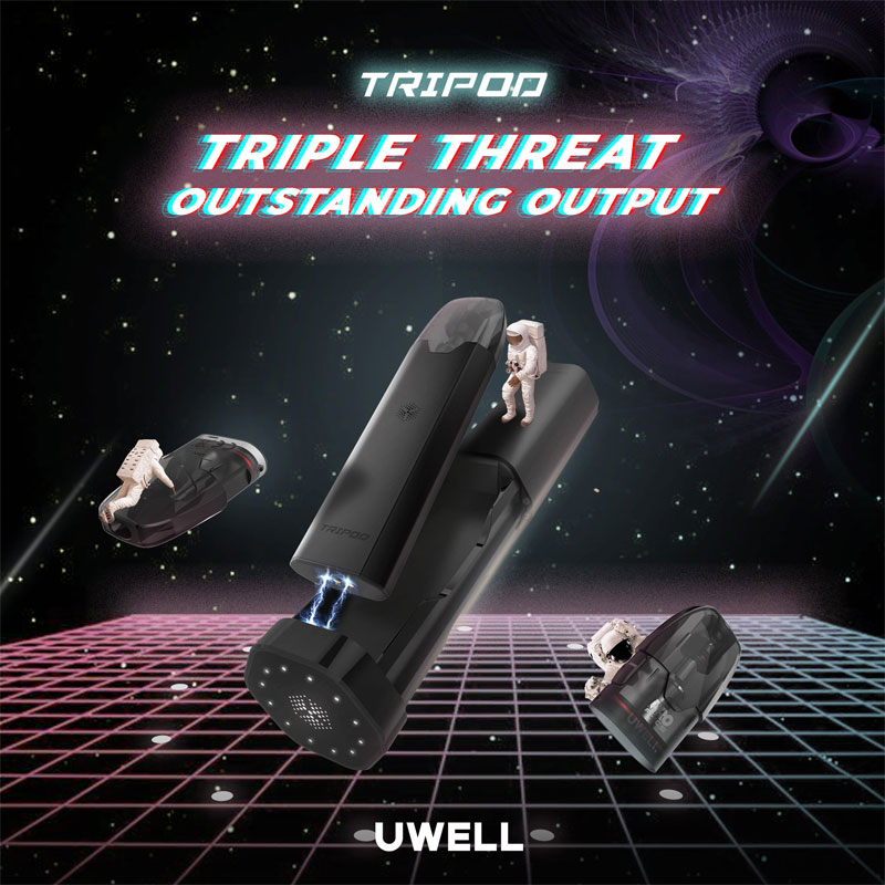Uwell Tripod Pod System with 1000mAh Charging Case