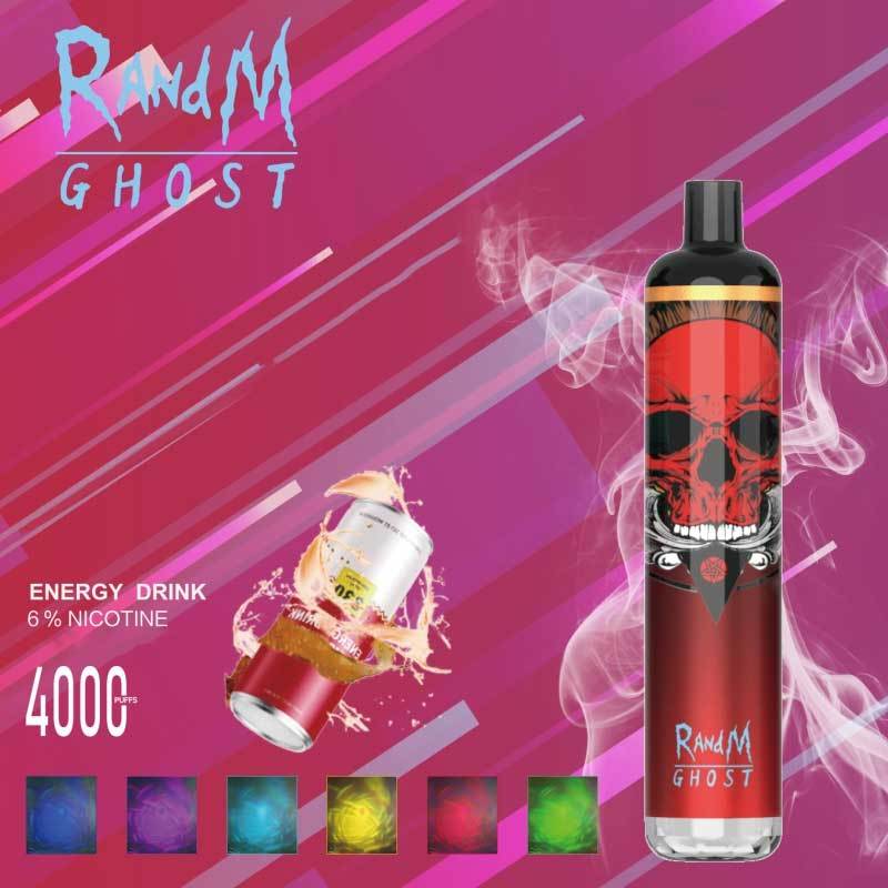 RandM Dazzle Ghost Disposable Pod Kit 4000 Puffs with Cool LED Light(Rechargeable)