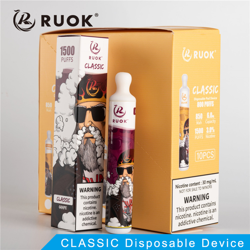 Ruok Classic 1600 Disposable Pod Device
