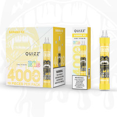 Quizz RGB Flash Disposable Pod Device 4000 Puffs Rechargeable