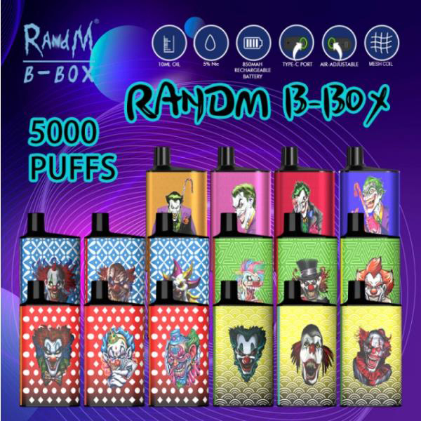 RandM B-BOX 5000 Disposable Vape Device with Mesh Coil