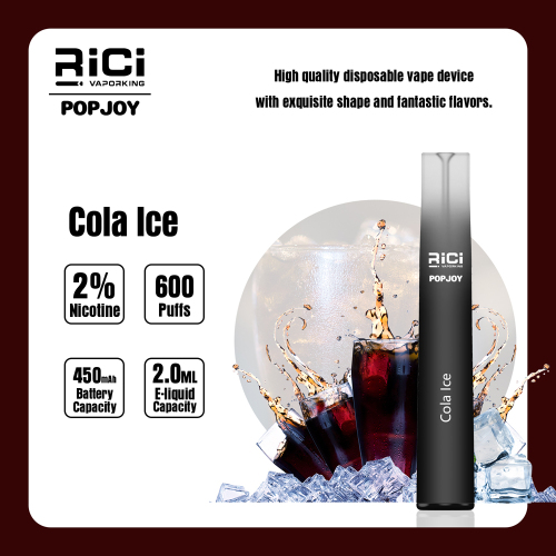POPJOY Disposable Vape Bar 600 Puffs 2%