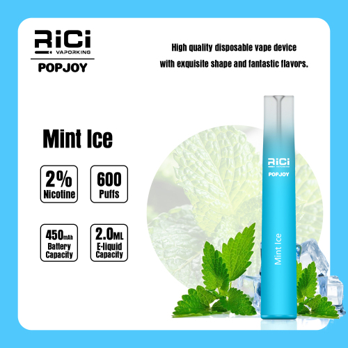 POPJOY Disposable Vape Bar 600 Puffs 2%