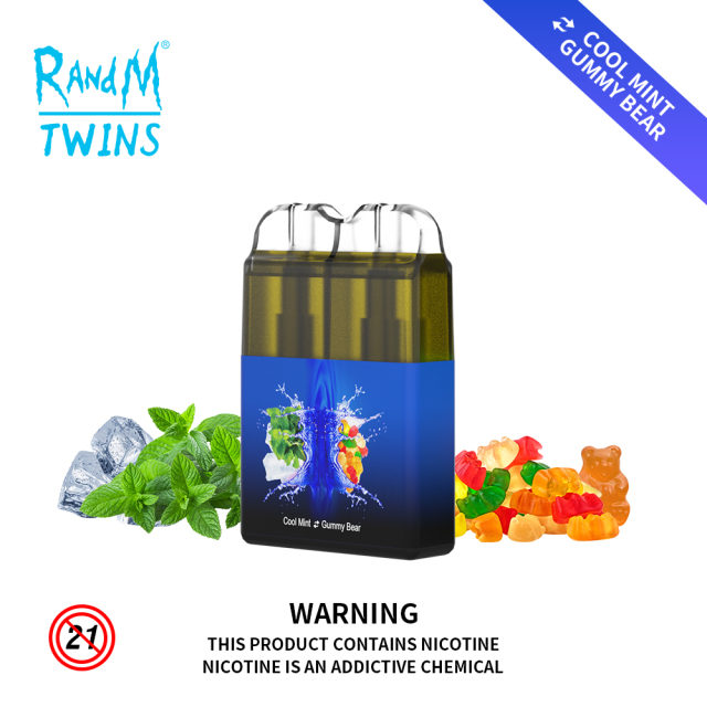 RANDM Twins 2in1 Disposable Vape Device 6000 Puffs