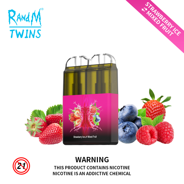 RANDM Twins 2in1 Disposable Vape Device 6000 Puffs