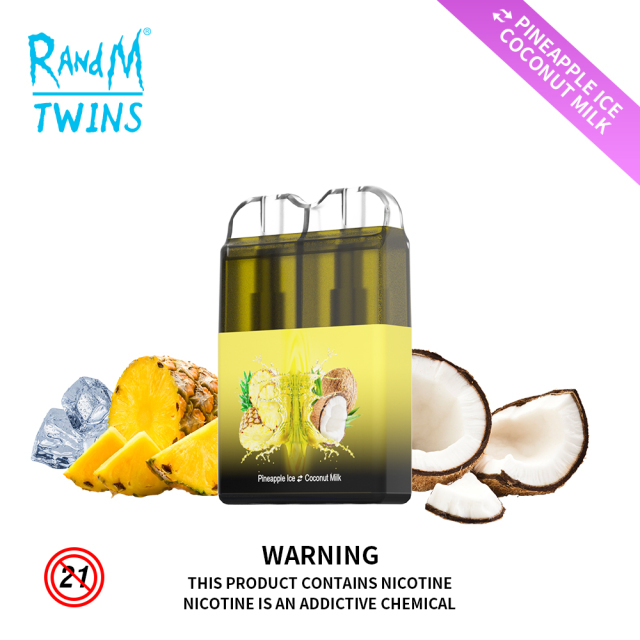 RANDM Twins 2in1 Disposable Vape Device 6000 Puffs