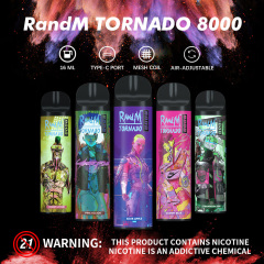 RandM Tornado 8000 Disposable Pod Device Airflow Control