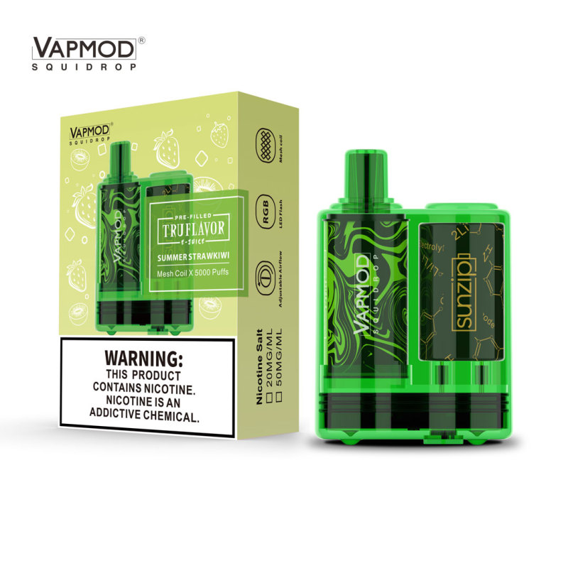 Vapmod Squidrop Disposable Box Kit 5000 Puffs with RGB Light