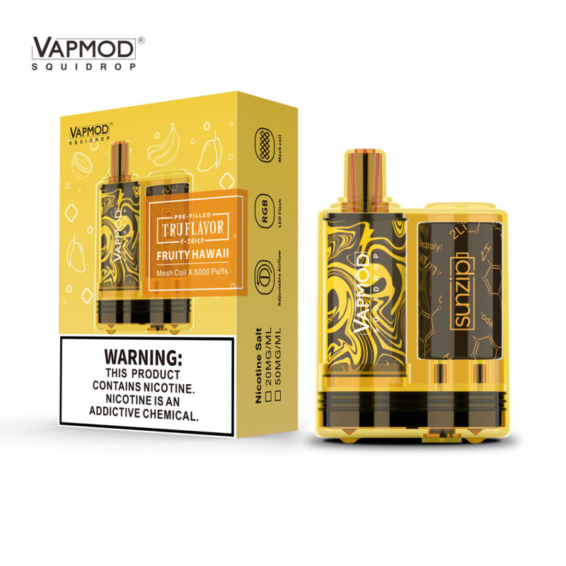 Vapmod Squidrop Disposable Box Kit 5000 Puffs with RGB Light