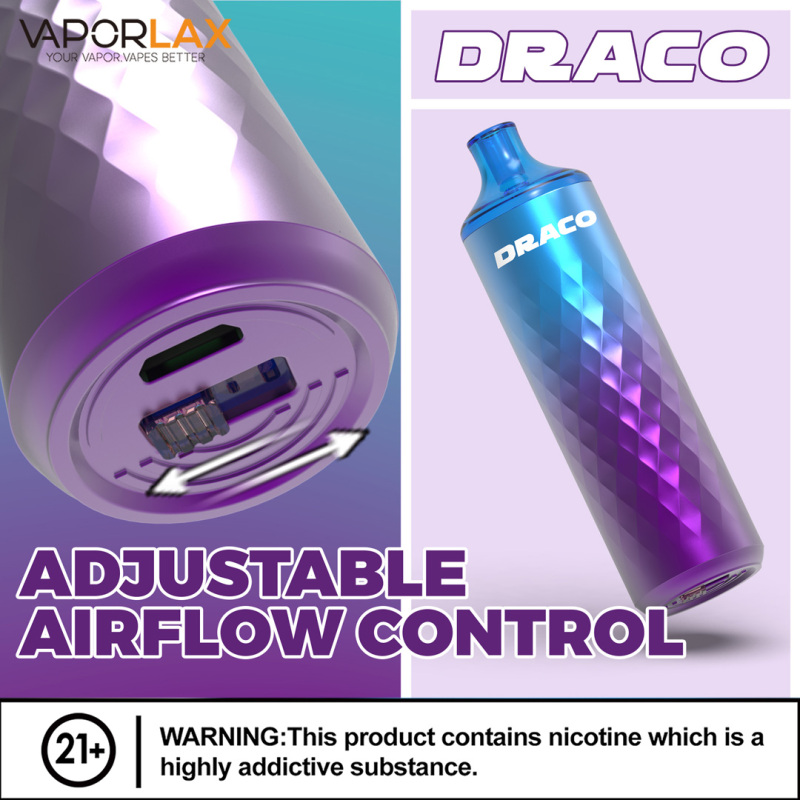 Vaporlax Darco Rechargeable Disposable Vape Device 6500 Puffs