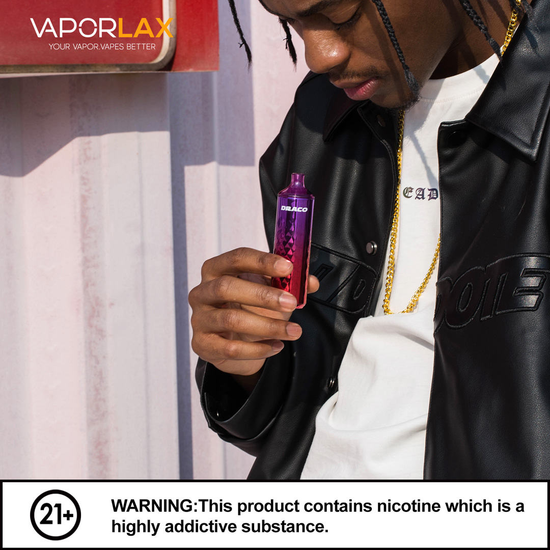 Vaporlax Darco Rechargeable Disposable Vape Device 6500 Puffs