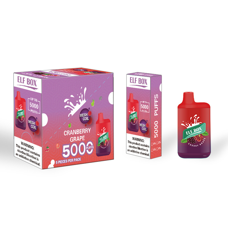 ELF BOX 5000 Puffs Rechargeable Disposable Vape Device