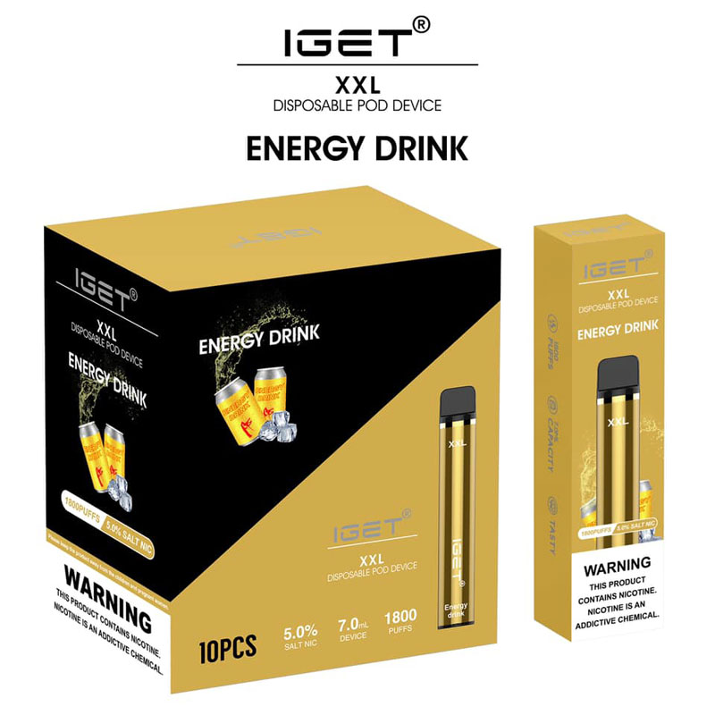 IGET XXL Disposable Pod Device 1800 Puffs