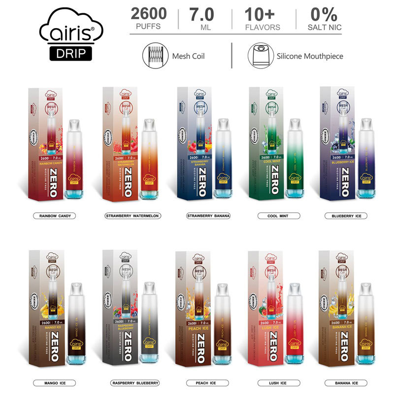 Airis Drip 2600 Puffs Disposable Vape Pen 5% 0%