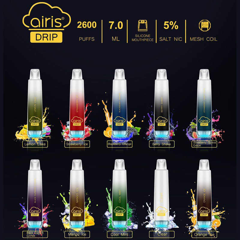 Airis Drip 2600 Puffs Disposable Vape Pen 5% 0%