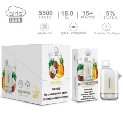 Airis Icon Disposable Box Vape Kit 5500 Puffs with Cap