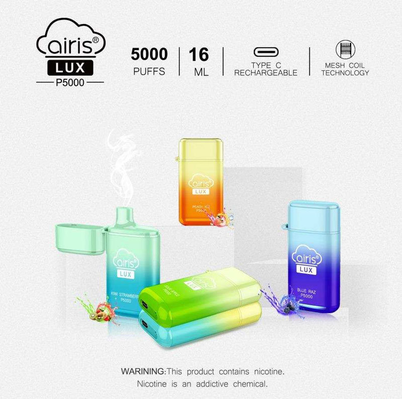 Airis Lux P1800/P5000 Disposable Vape Box Kit