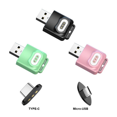 Wireless Magnetic USB Charger Type-C Micro-USB Optional