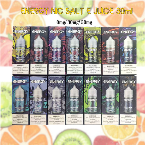 Energy Nic Salt eJuice 30ml 0mg 30mg 50mg