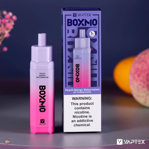 Vaptex Boxmo 5000 Puffs e-Vapor Rechargeable Devices