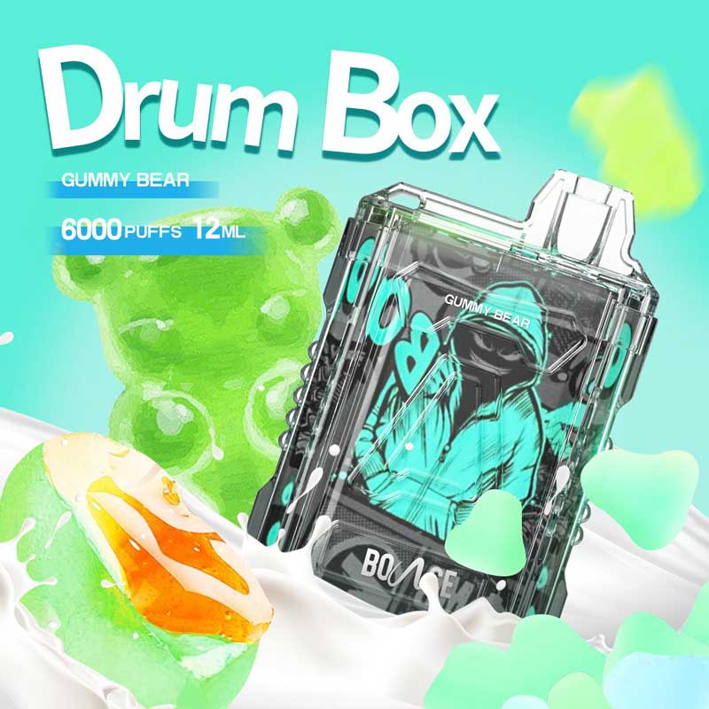 Bounce Drum Box 6000 Puffs Rechargeable Disposable Device