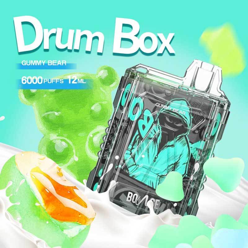 Bounce Drum Box 6000 Puffs Rechargeable Disposable Device