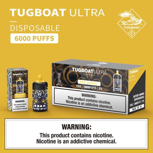 Tugboat Ultra 6000 Puffs Rechargeable Disposable Vape