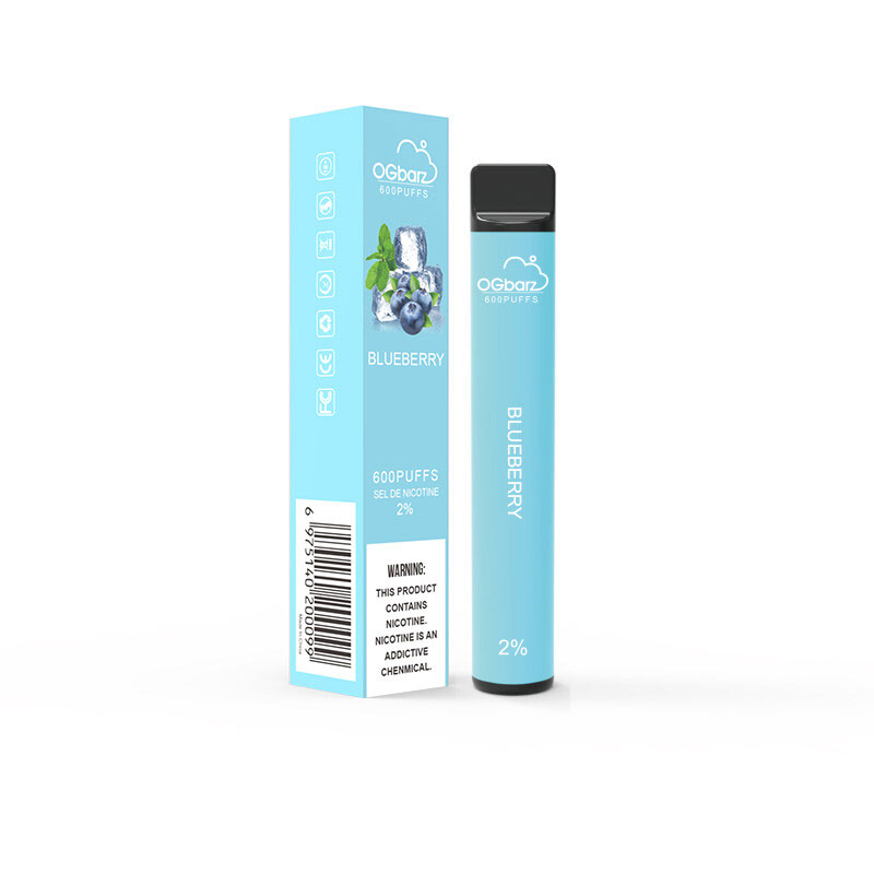 OGbarz 600 Puffs Disposable Vape Pen TPD Approved