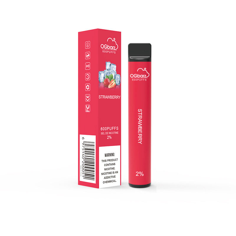 OGbarz 600 Puffs Disposable Vape Pen TPD Approved