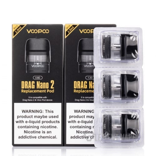 Voopoo Drag Nano 2 Replacement Pod 3pcs Pack