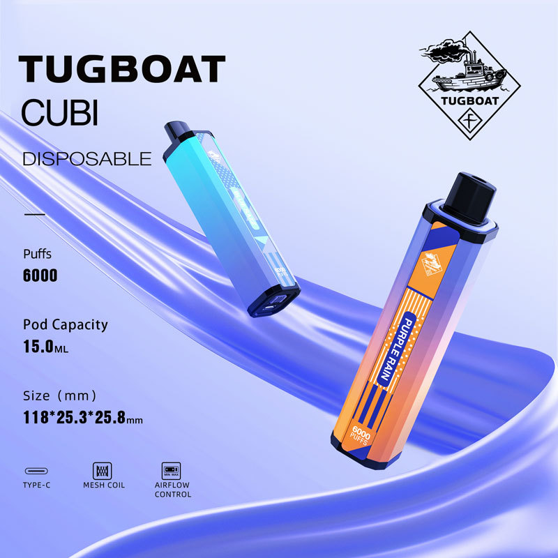 Tugboat CUBI 6000 Puffs Rechargeable Disposable Device