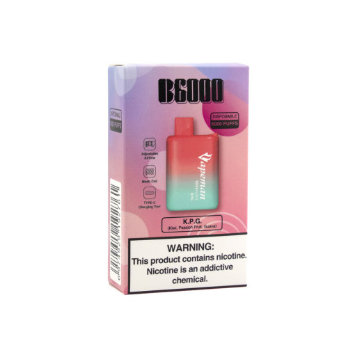 Vapeman B6000 Disposable Box Kit Airflow Adjustable
