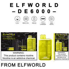 Elf World DE6000 Disposable Device 6000 Puffs